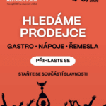 Hledáme prodejce gastro, nápoje, řemesla